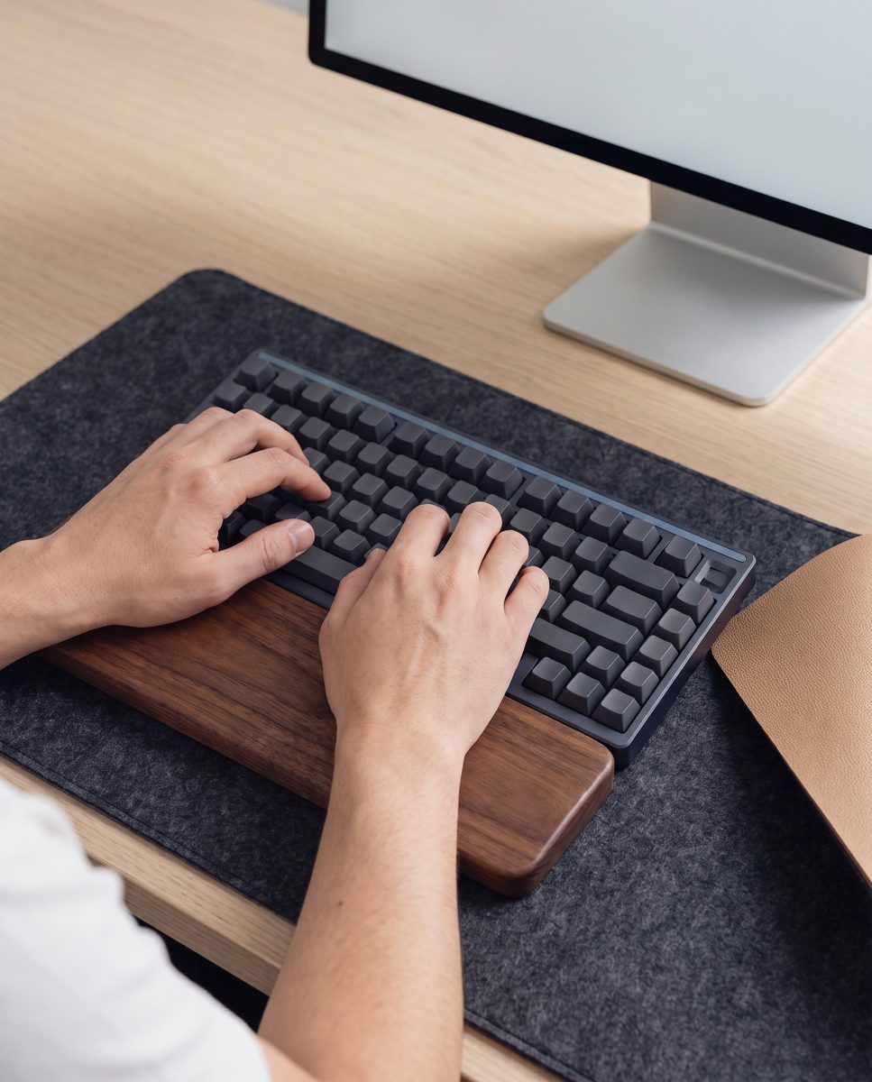 Typing on a Northform keyboard